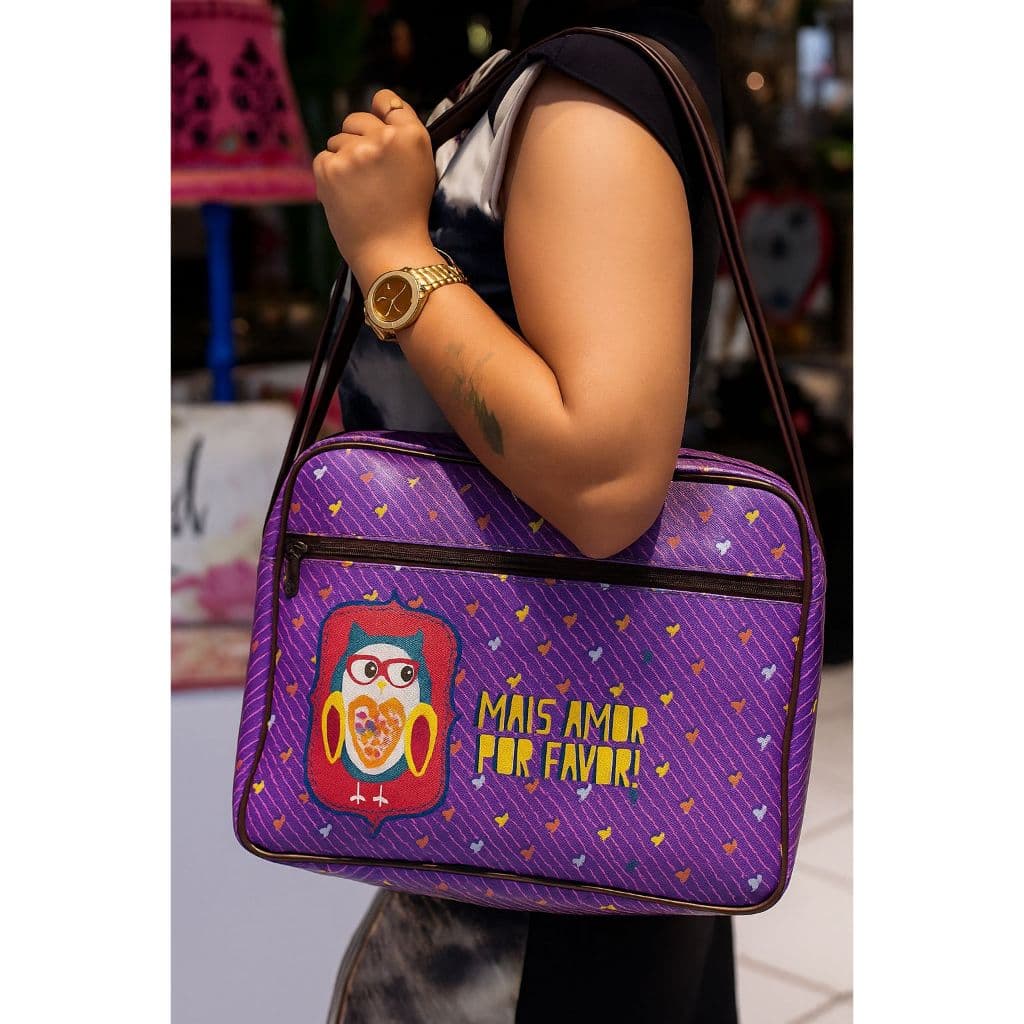 Bolsa Corujinha - Mais Amor Por Favor!