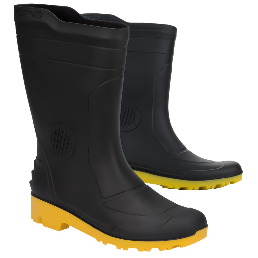Bota Galocha Moto Motociclista Motoqueiro Impermeável Solado Amarelo Cano Médio Grendene