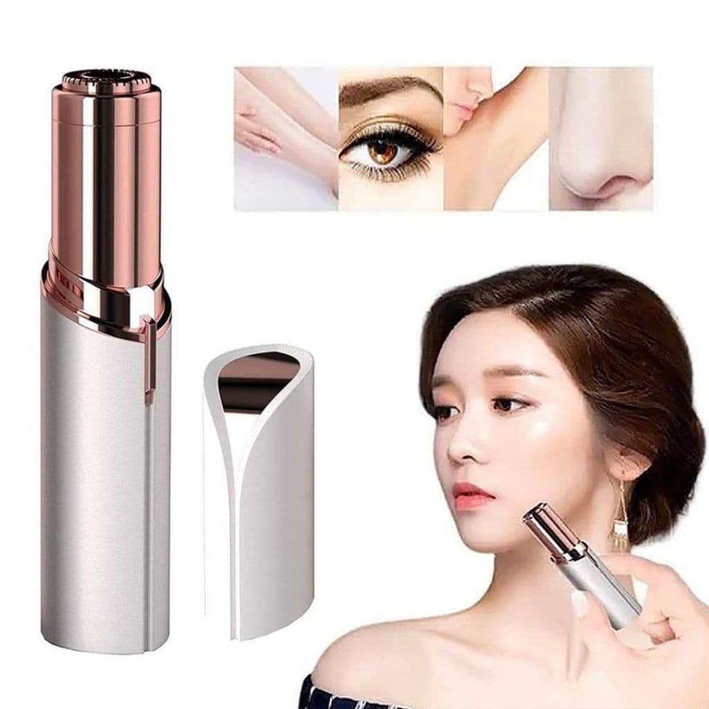 Depilador Elétrico Batom Indolor Portátil Facial Touch Removedor de Pêlos Indesejados Recarregável