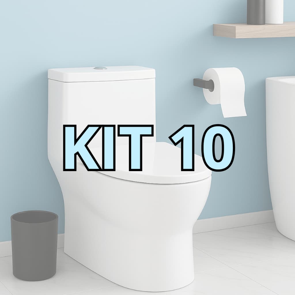 KIT 10 Suportes Para Papel Higienico