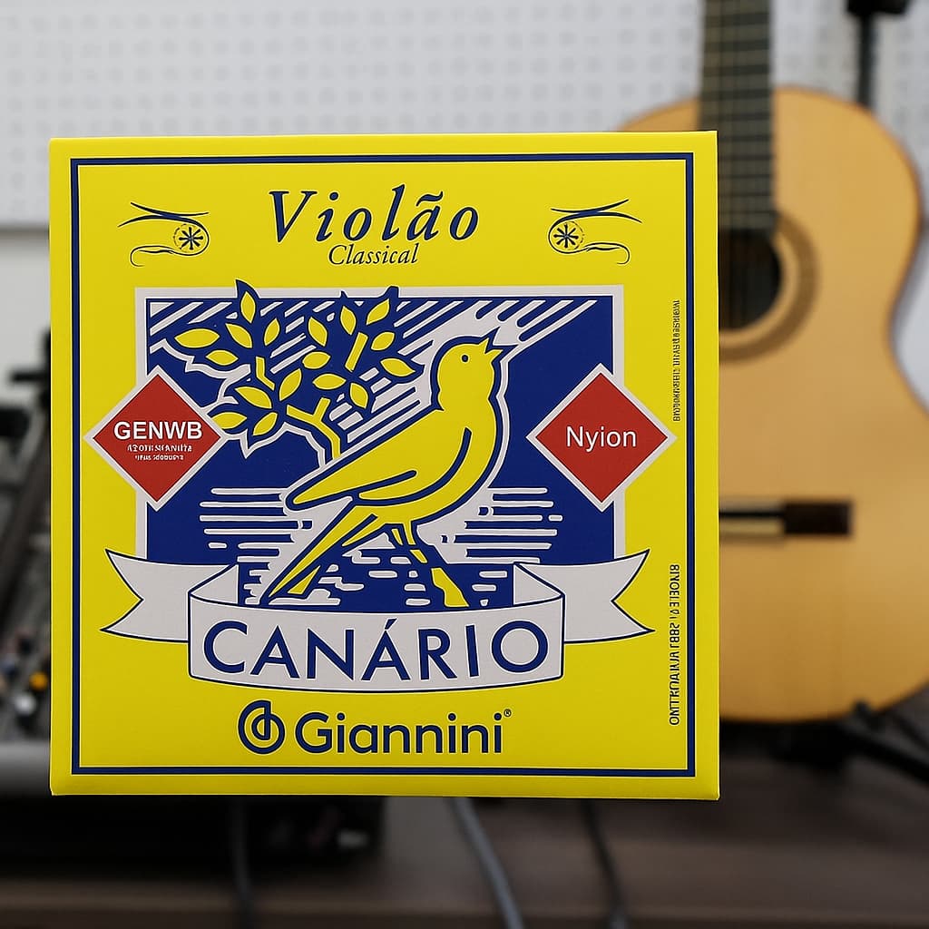 ncordoamento Para Violão Nylon Médio Com Bolinha GENWB Cordas Nylon Violão Clássico Acústico
