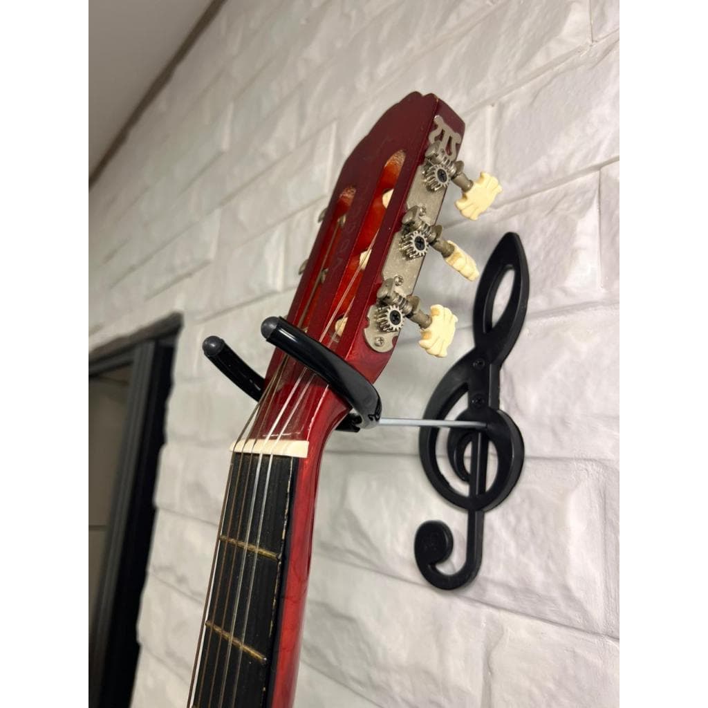 Suporte de Parede para Instrumentos Musicais – 3 Suportes para Violão, Ukulele, Guitarra e Baixo