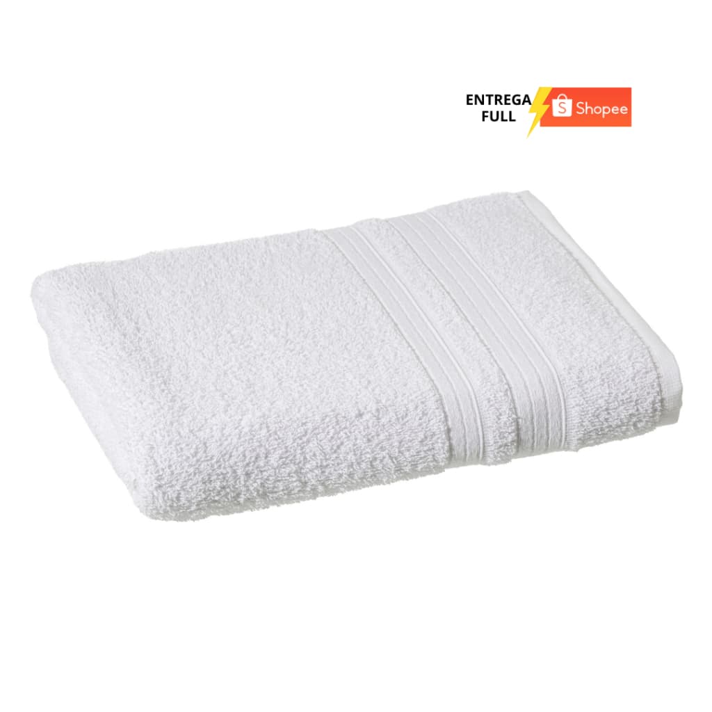 01 Toalha Rosto Hotel Pousada ANNA Branca 100% Algodão 400 Gramatura Macia Laune Haus