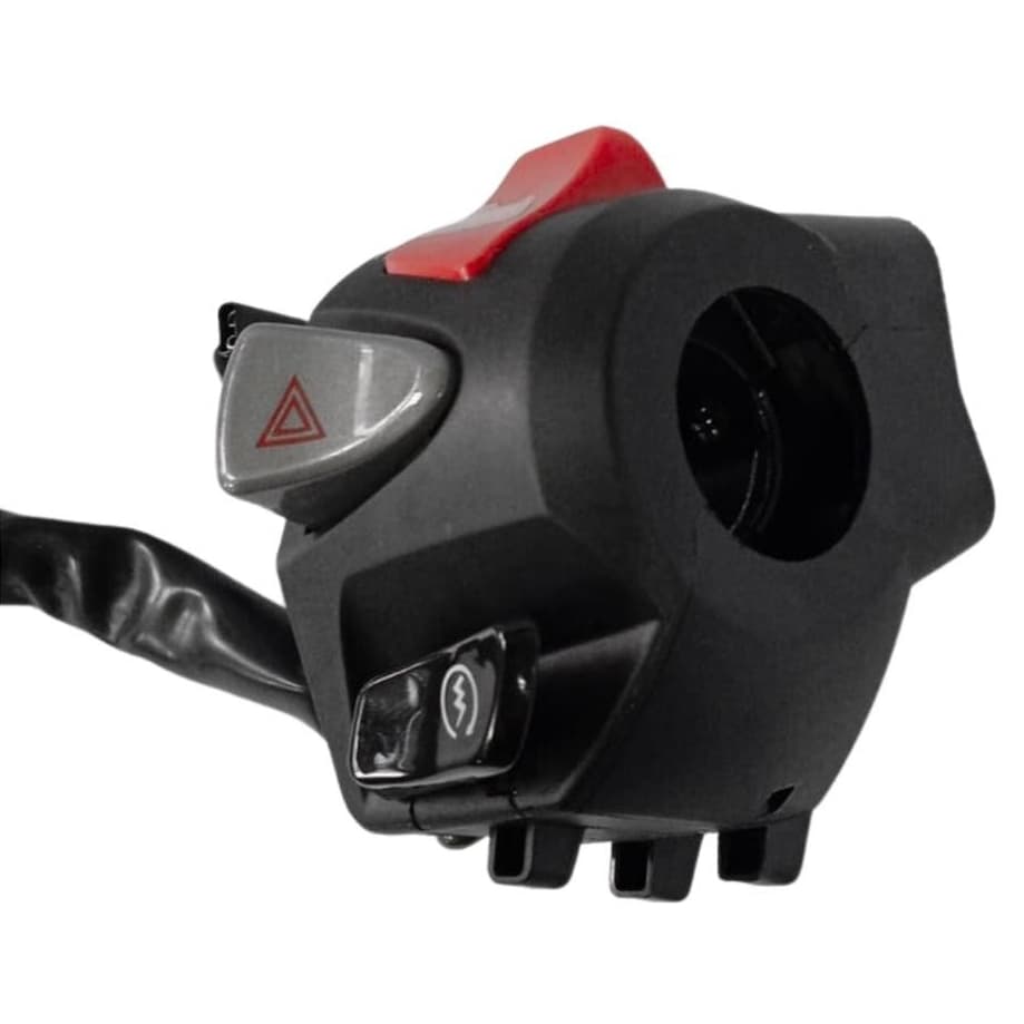 Punho Partida Pisca Alerta Cb500 Fan 150 Titan 160 Start 160 Com Plugs FANG