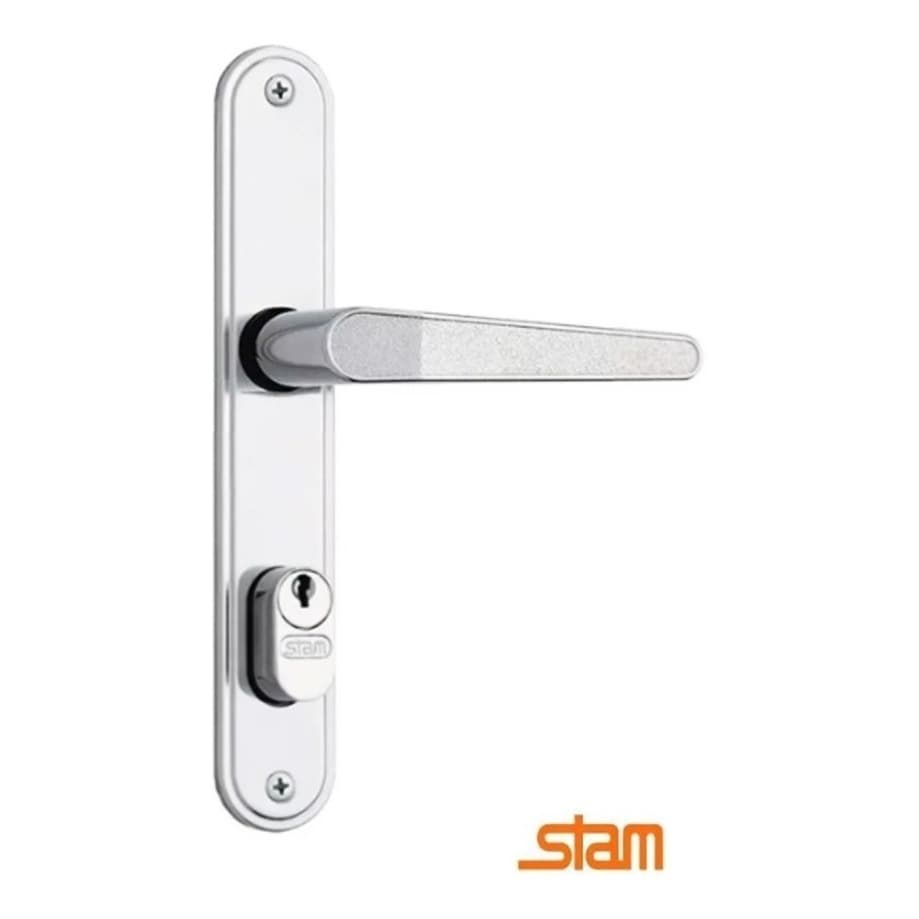 Fechadura Stam Perfil Estreita 601-602/03 Porta Madeira ou Metal Alta Durabilidade Segurança