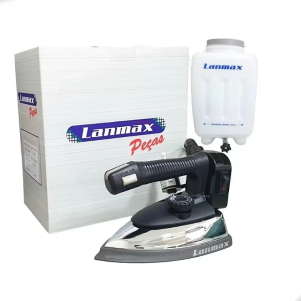 Ferro Passar Roupas A Vapor Industrial Profissional - 1000w Cor Preto