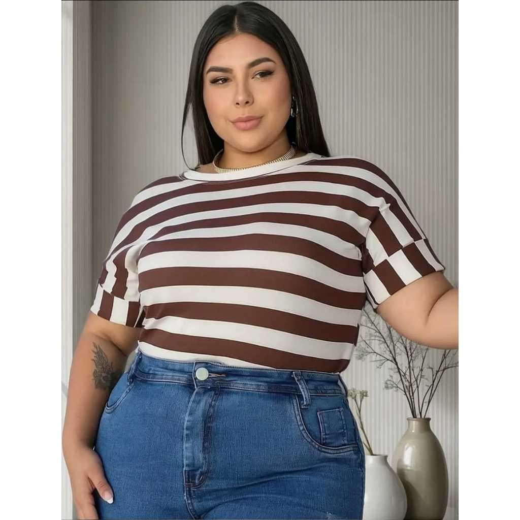 Blusa Feminina Plus Size Manga Japonesa