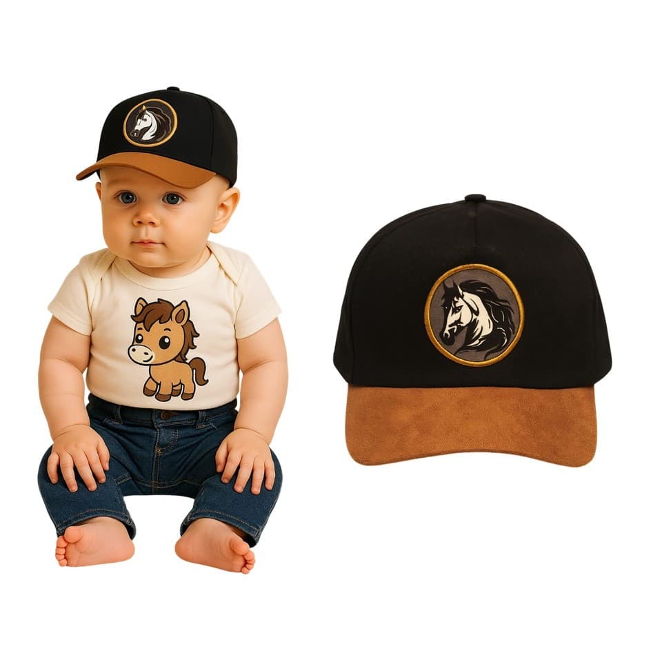 Boné Country menino bebê infantil Cowboy Rodeio sertanejo