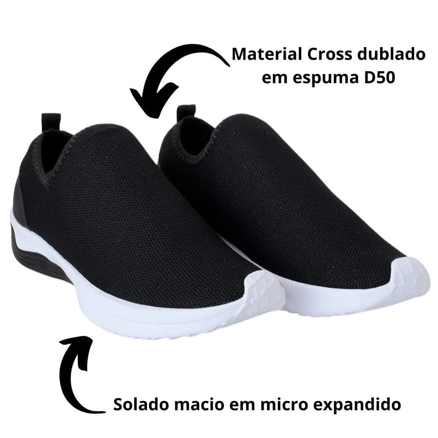 Tênis Meia Feminino Confortável – Perfeito para Academia e Caminhadas Promocao