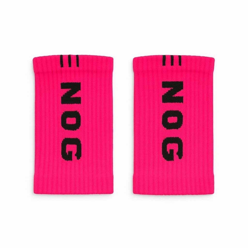Munhequeiras Par Marca NOG -NOGUE Canelada Crossfit Atoalhada - Munhequeira Seca Suor Beach