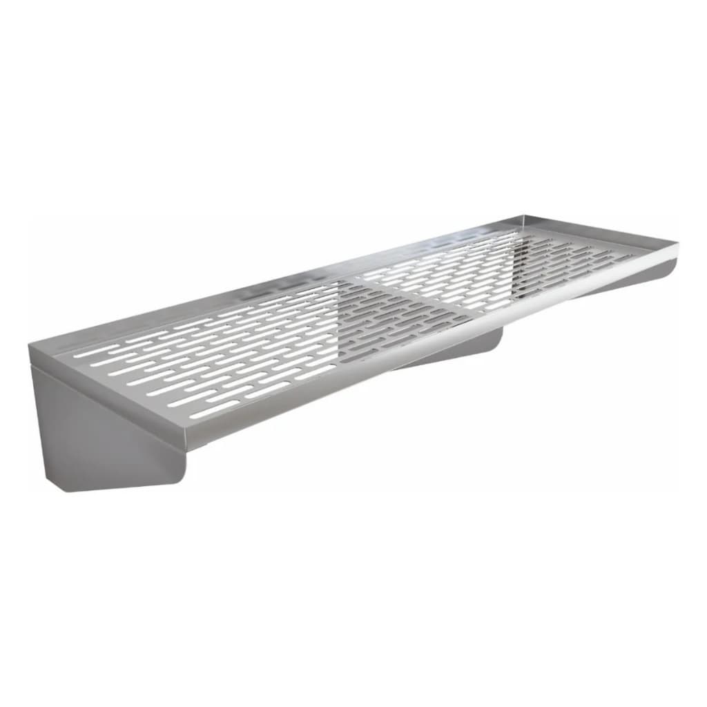 Prateleira Escorredor Inox Cozinha Restaurante 100x30