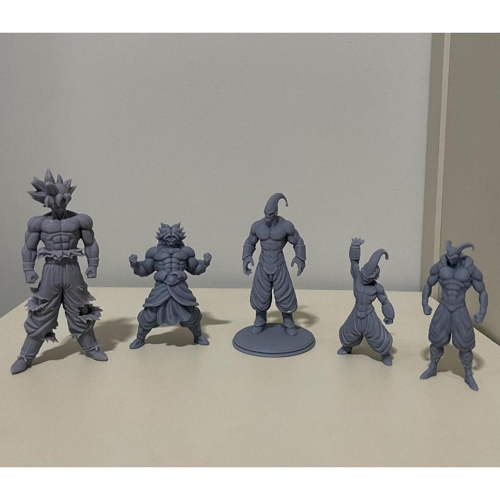 Action Figure: Kit Dragon Ball Z - Pronto para pintura(opcional)
