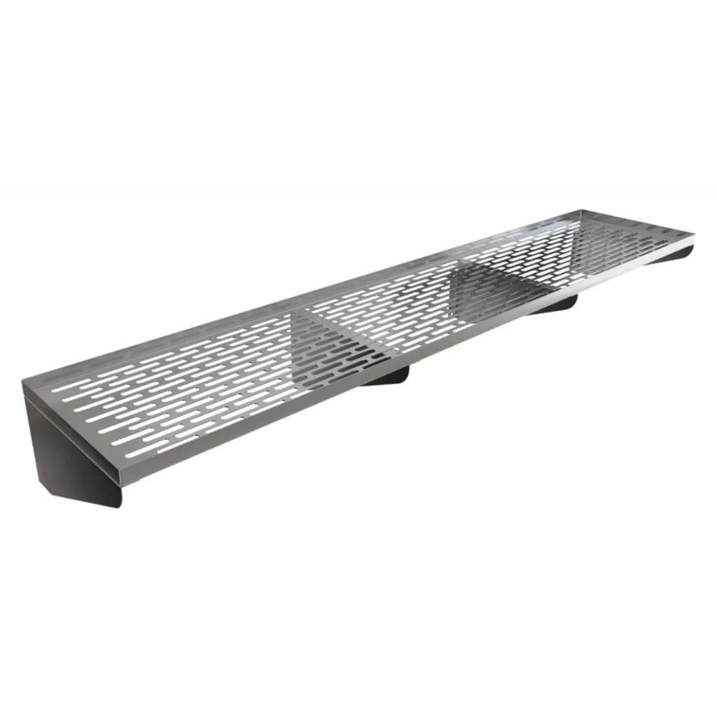 Prateleira Escorredor Inox Cozinha Restaurante 120x25cm