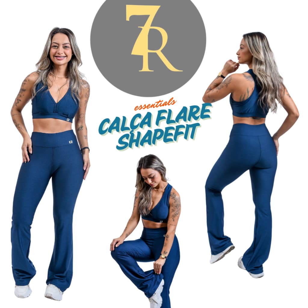 Calça Flare ShapeFit 7 Regras – Modela Seu Estilo. Tipo Bailarina.
