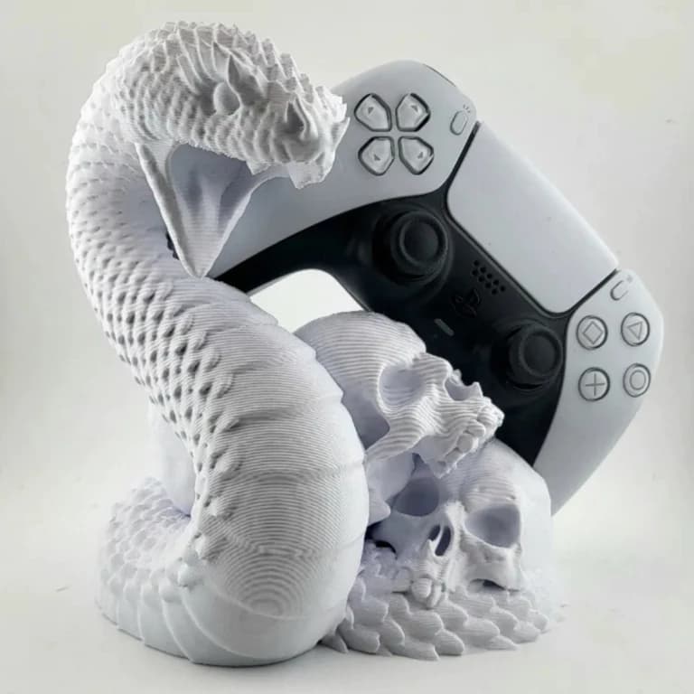 Suportes para Controle PS5 Caveiras Skull Decoração Setup Várias Opções
