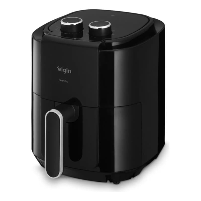 Fritadeira Elétrica Air Fryer Elgin Start Fry 3,5L Preta 1400W Antiaderente