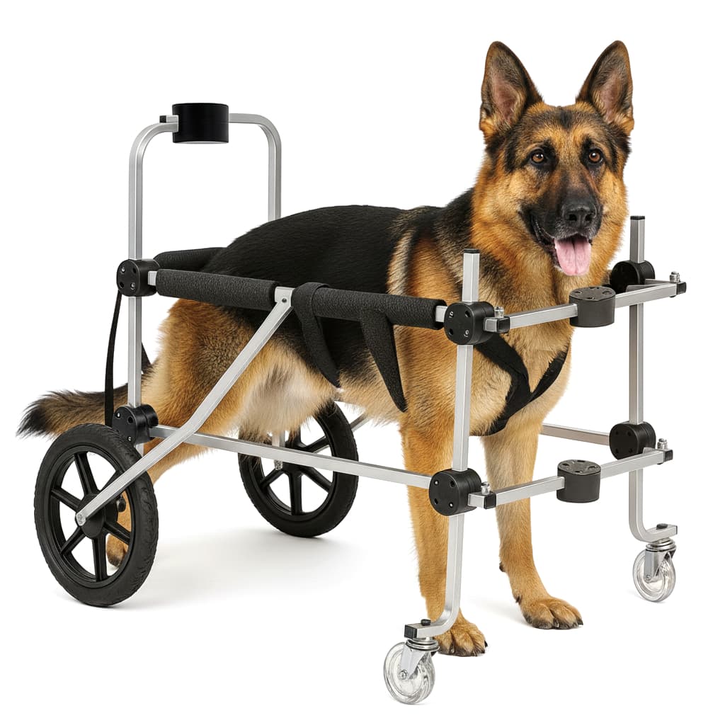Cadeira 4 Rodas Tamanho XG Cachorro Regulável Deficiente