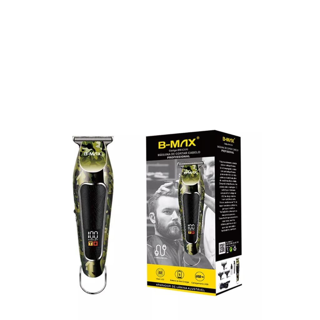 Maquina de corta cabelo profissional B-MAX bm-c020