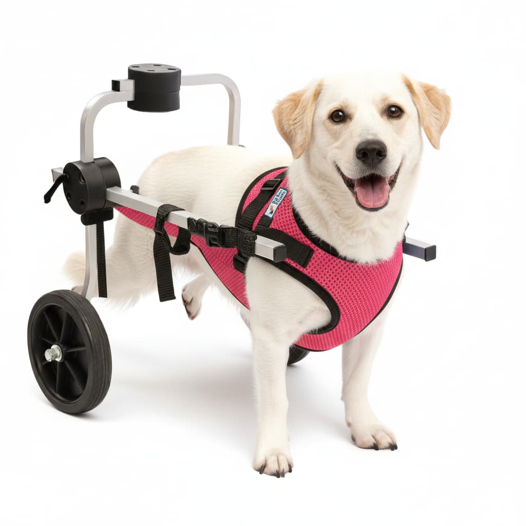 Cadeira 2 Rodas Colete Tamanho M Cachorro Traseira Regulável Deficiente Paraplégico Idoso