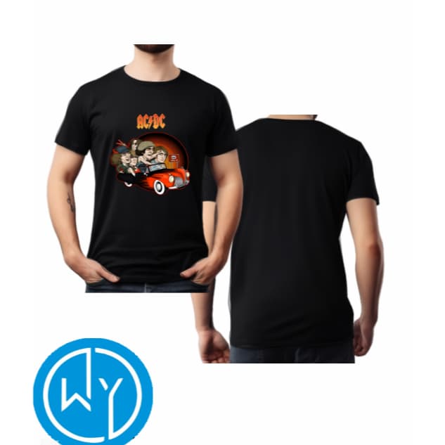 Camiseta Camisa AC DC Banda de Rock Unissex Premium 100% Algodão Masculina Feminina Lançamento
