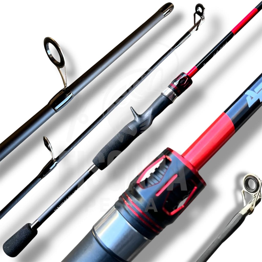 Vara de Pesca Albatroz Ágata 8-17LBS 1,68m/1,80m Ação Média Carretilha Molinete Novo Modelo