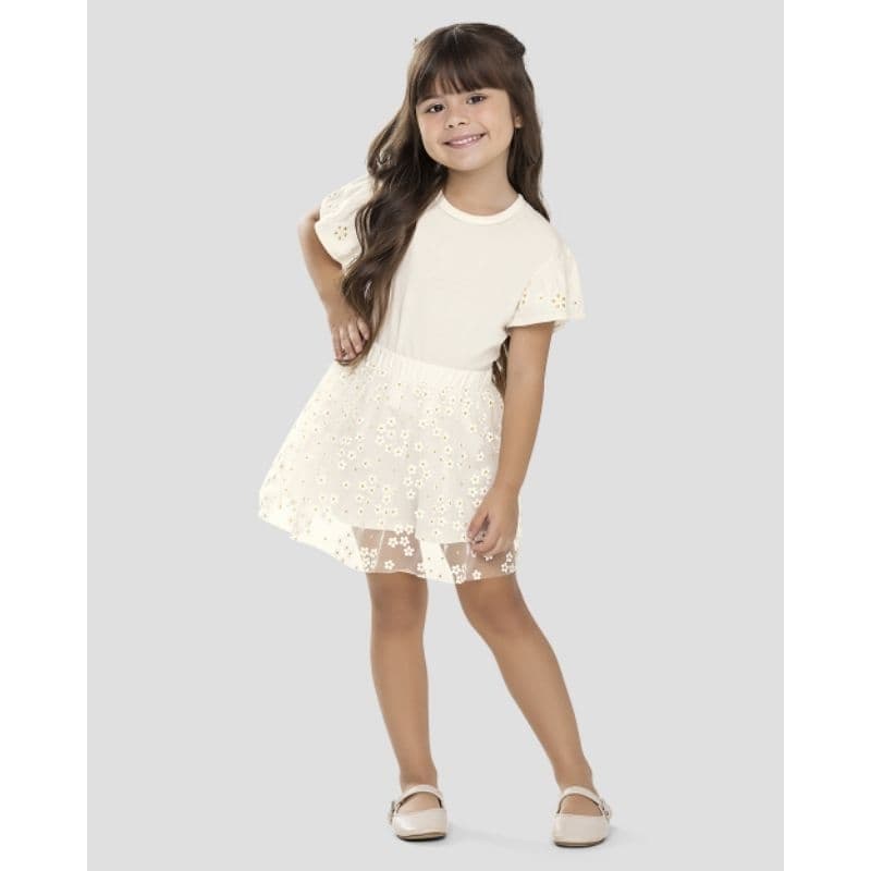 Conjunto blusa e saia muito estiloso - Kely Kety