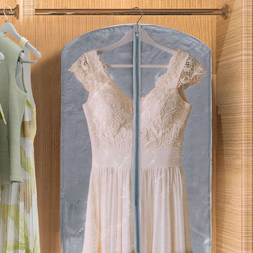 Capa Protetora de Roupas Vestido, Vestido de Noiva, Beca Anti Mofo Organizador