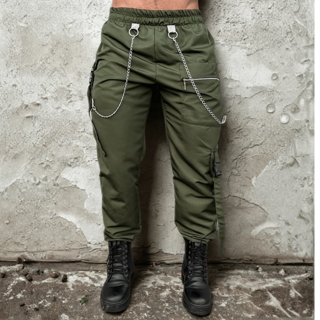 Calça Cargo Jogger Masculina Streeterar Em Tactel Fino e Leve Resistente