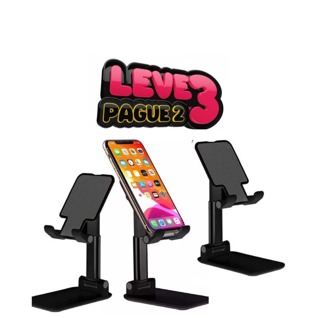 KIT 1/2/3 PCS Suporte Para Celular e Tablet Dobrável Portátil Ajustável Apoio Mesa