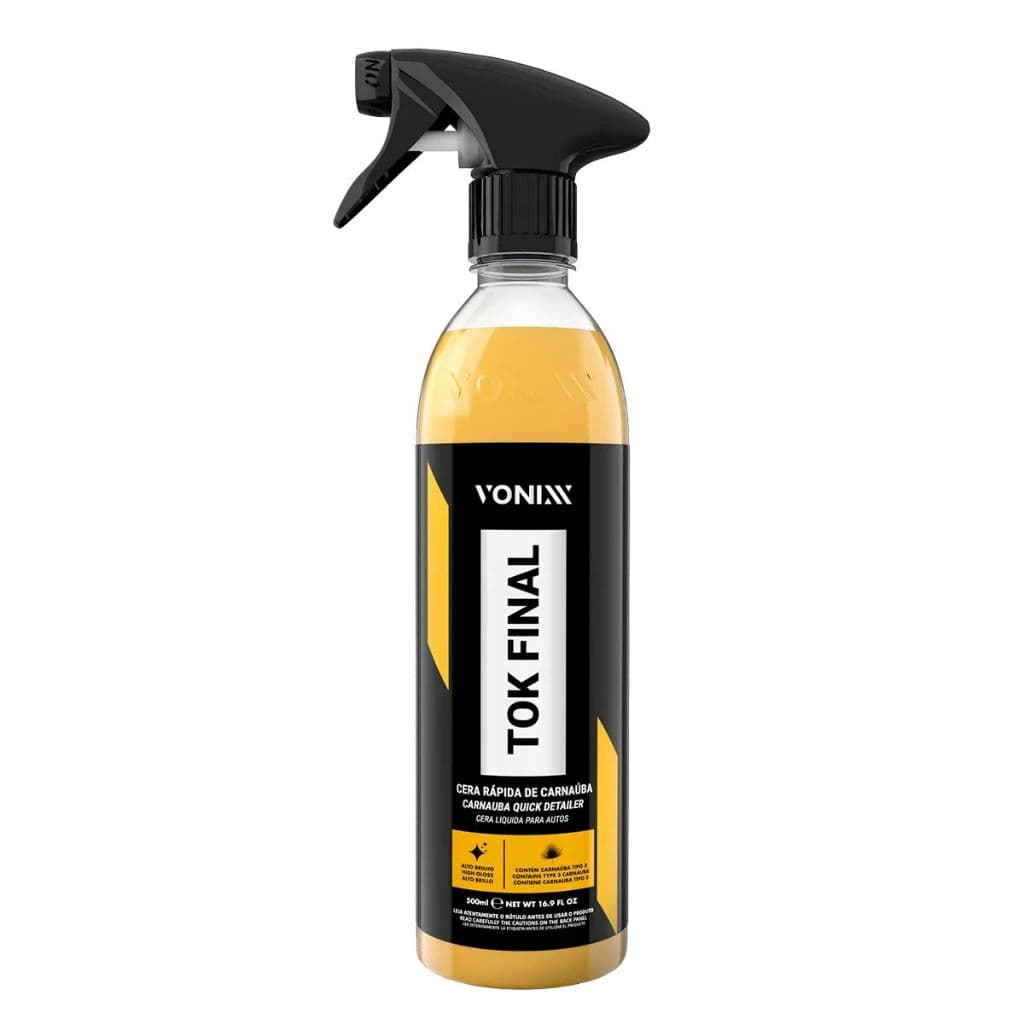 Melhor Cera Automotiva Pratica Vonixx Tok Final Spray 500ml