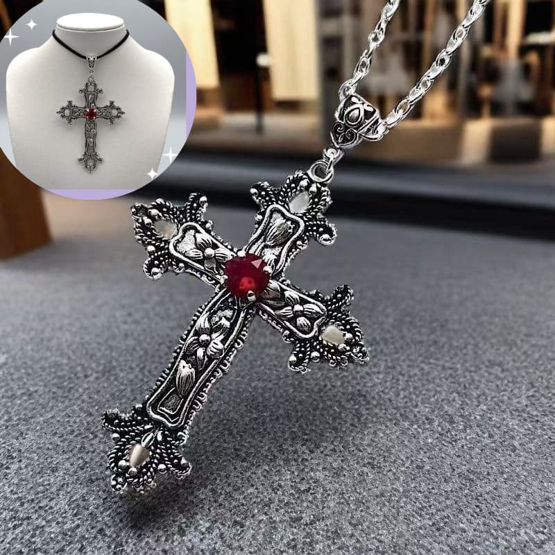 Colar de diamantes com padrão floral criativo