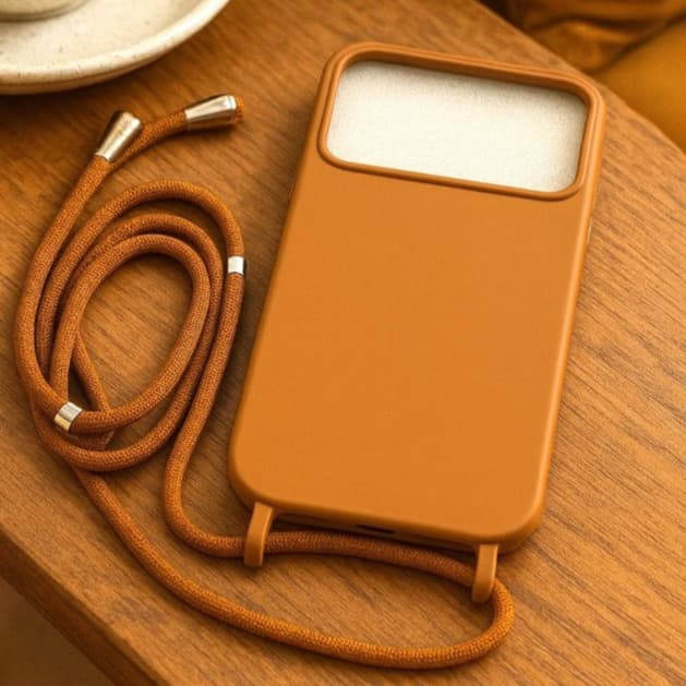 Capa Capinha de Veludo Luxo com Cordão  Protetora Aveludada para iPhone