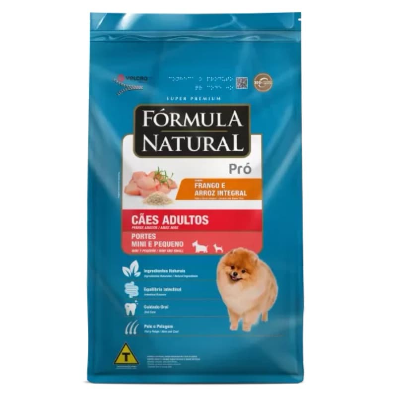 Granel Ração Fórmula Natural Pró adulto raça pequena 1kg