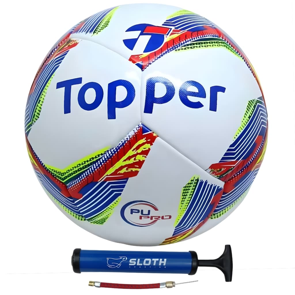 Bola de society topper samba pu pro + Bomba de Ar