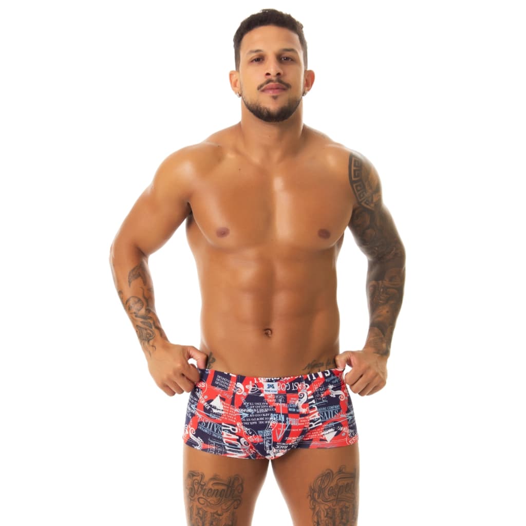 Kit 3 Cueca Sungão Estampada Conforto Estampa Diversa