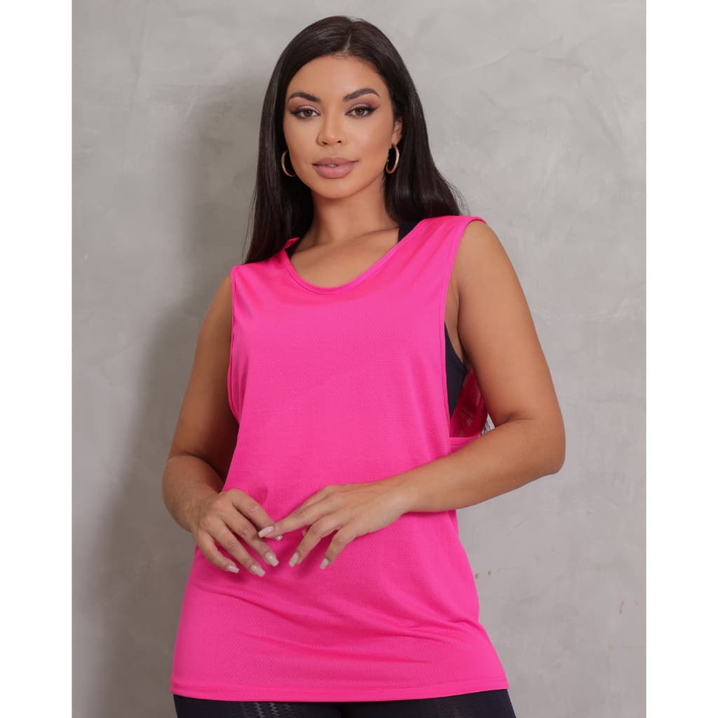 Regata Camiseta Dry Fit  Feminina Academia Fitness Caminhada Corrida