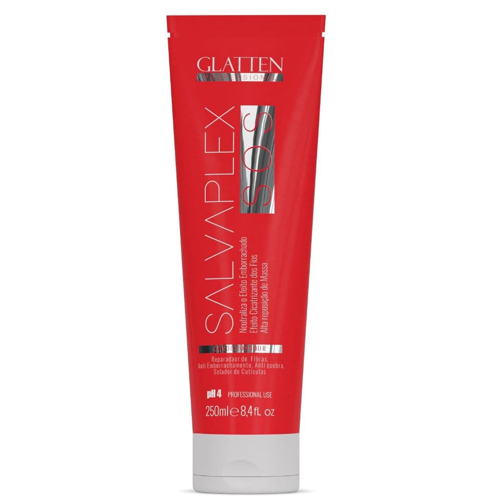 Condicionador Salvaplex Glatten tratamento para reposição de massa 250ml