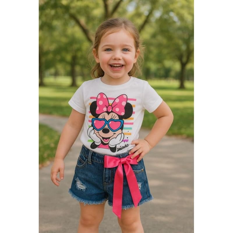 Conjunto Stitch Menina Infantil