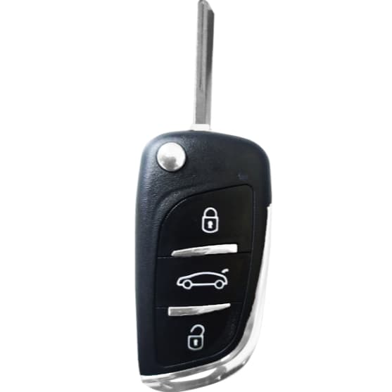 Carcaça Chave Canivete Citroen - 3 Botões