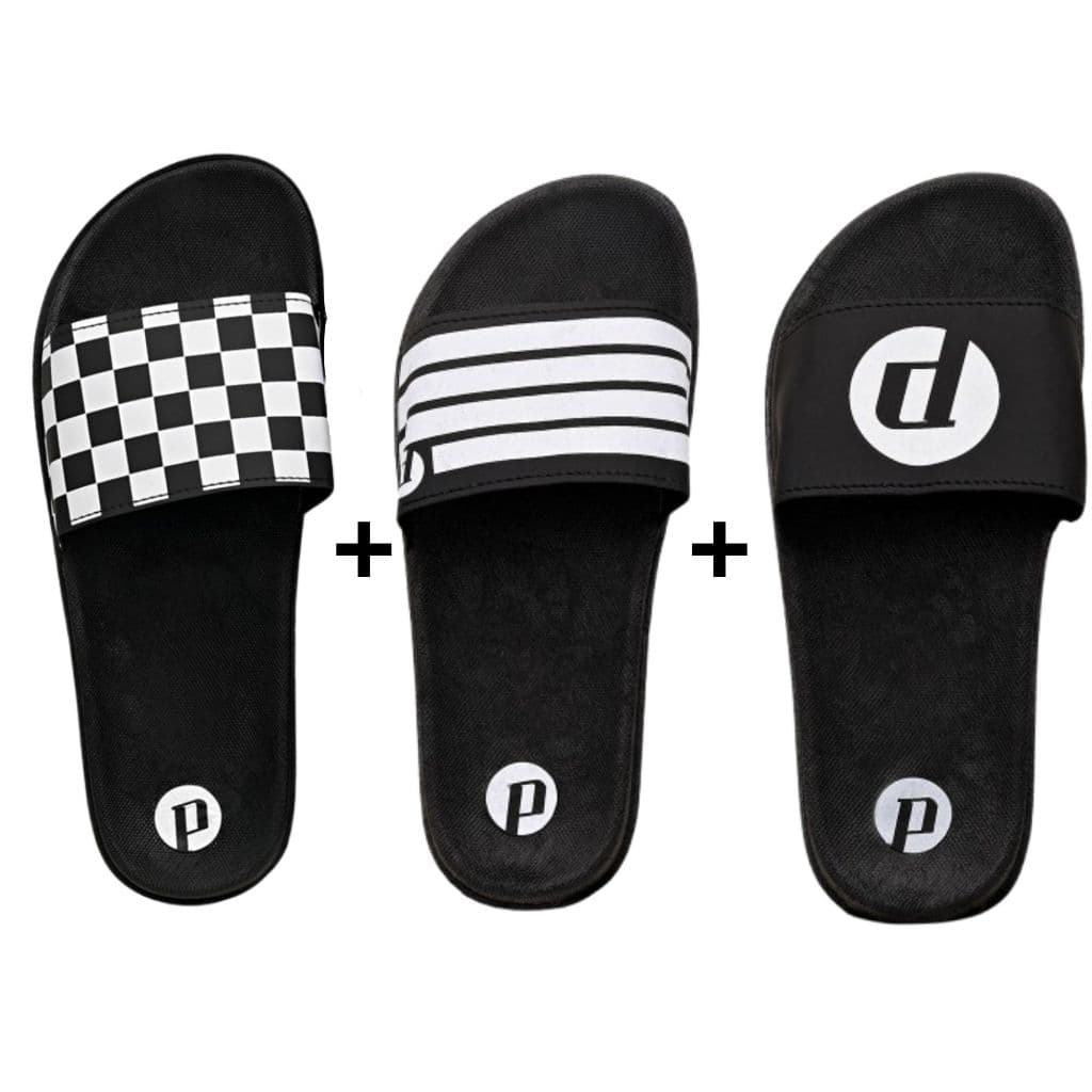 Kit Chinelo Masculino Slide Calce Fácil Leve Macio Confortavel