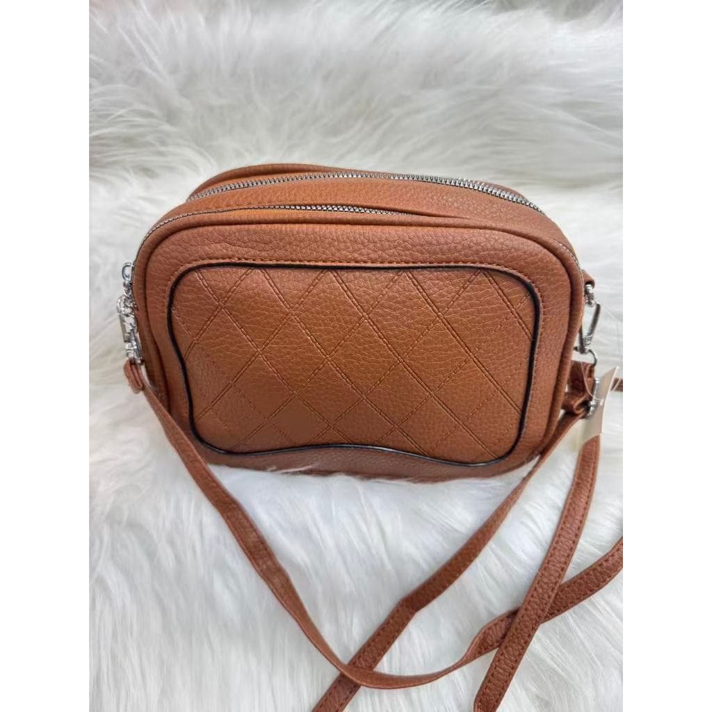 Bolsas de Ombro 2 ziper  Bolsa media CHIQUE Premium Bolso de Celular bolsa transversal 197