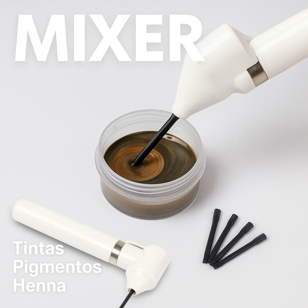 Mixer Misturador De Tintas Pigmentos Henna Micropigmentação