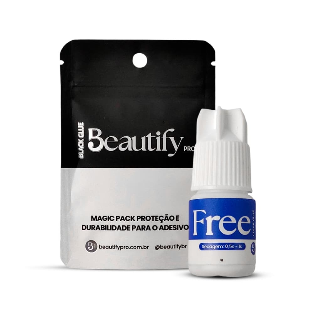 Cola Adesivo Beautify Pro 3g Free Clear Extensão De Cílios