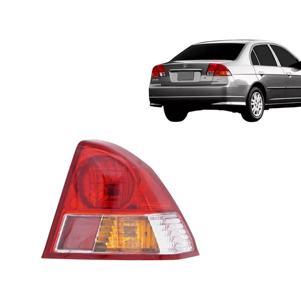 Lanterna Traseira Honda Civic 2003 A 2005 Tricolor Canto Lado Direito