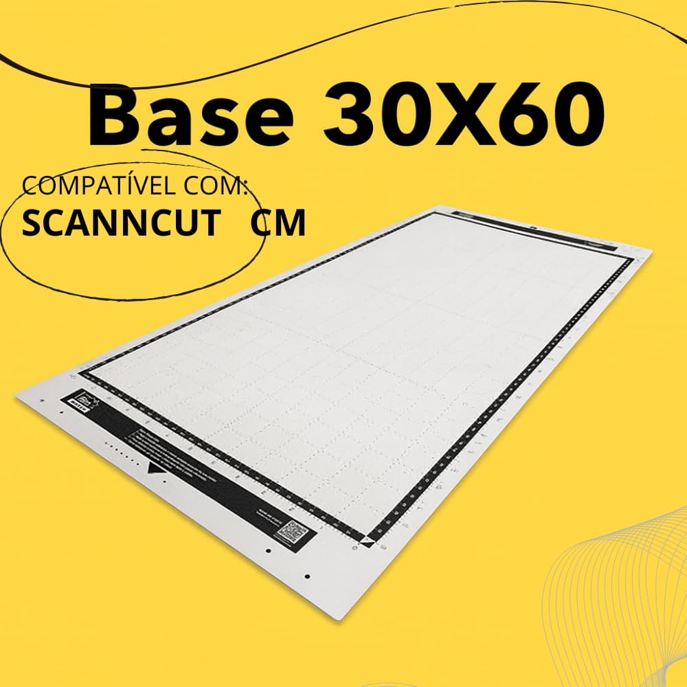 Base de Corte Power Film - 30x60cm Compativel Scanncut CM - 1un COM COLA