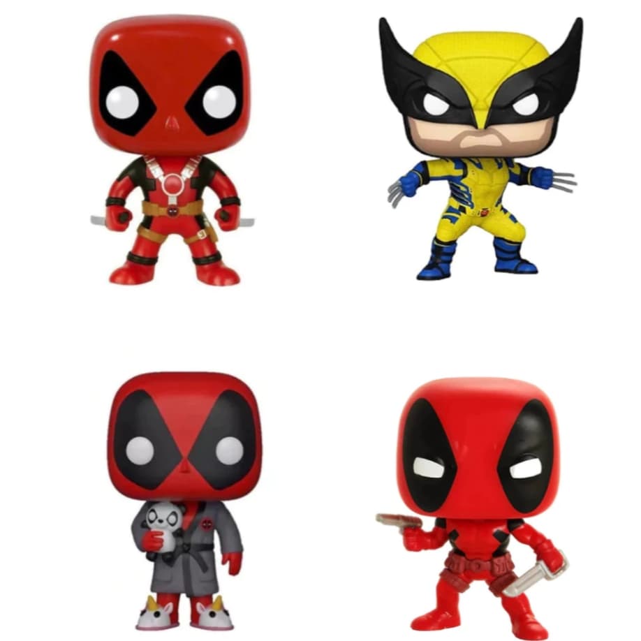 Bonecos  Action Figure Colecionaveis Deadpool e Wolverine Com e SEM CAIXA PERSONALIZADA