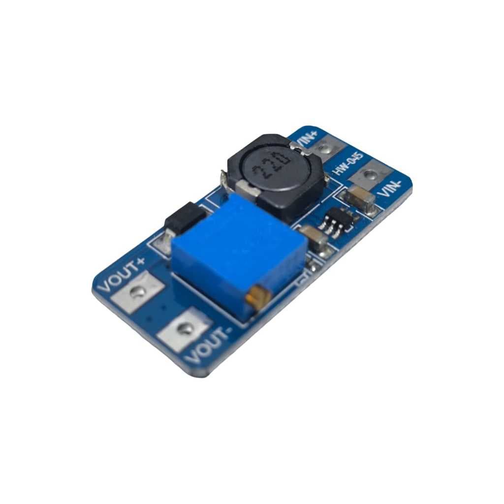 Módulo Step Up MT3608 Conversor Boost DC-DC 2A 2V-24V para 5V-28V Regulador de Tensão Ajustável