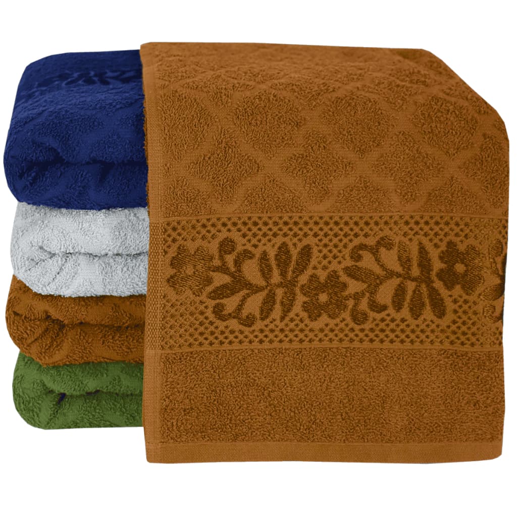 Toalha de Banho Luxo 70X150 - 8 unidades 375g - 357g/m2 100% Algodão Toalha para Banheiro Box Flabom