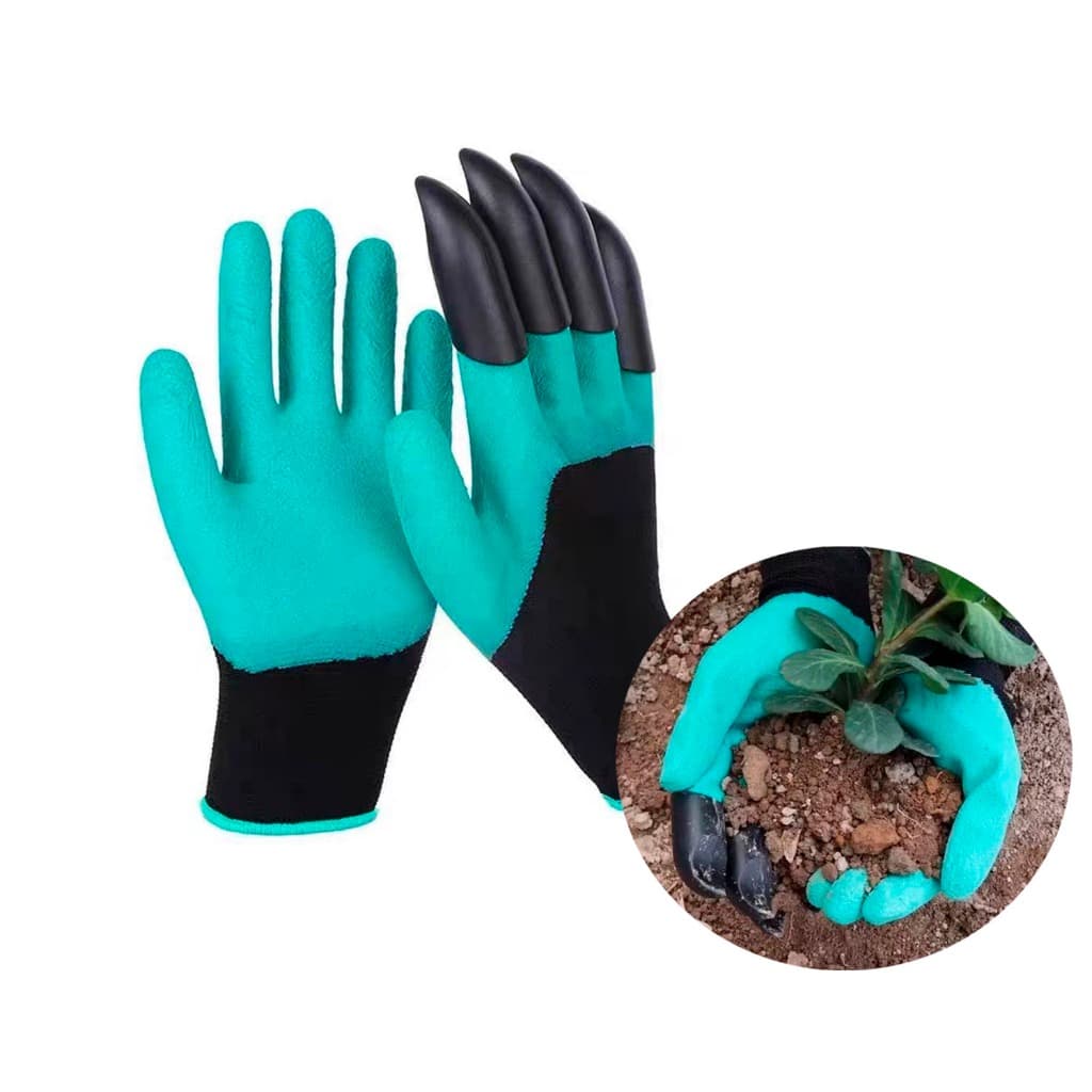 Luva Jardinagem Garras Escavadora Plantar Escavação De Plantação Jardim Borracha