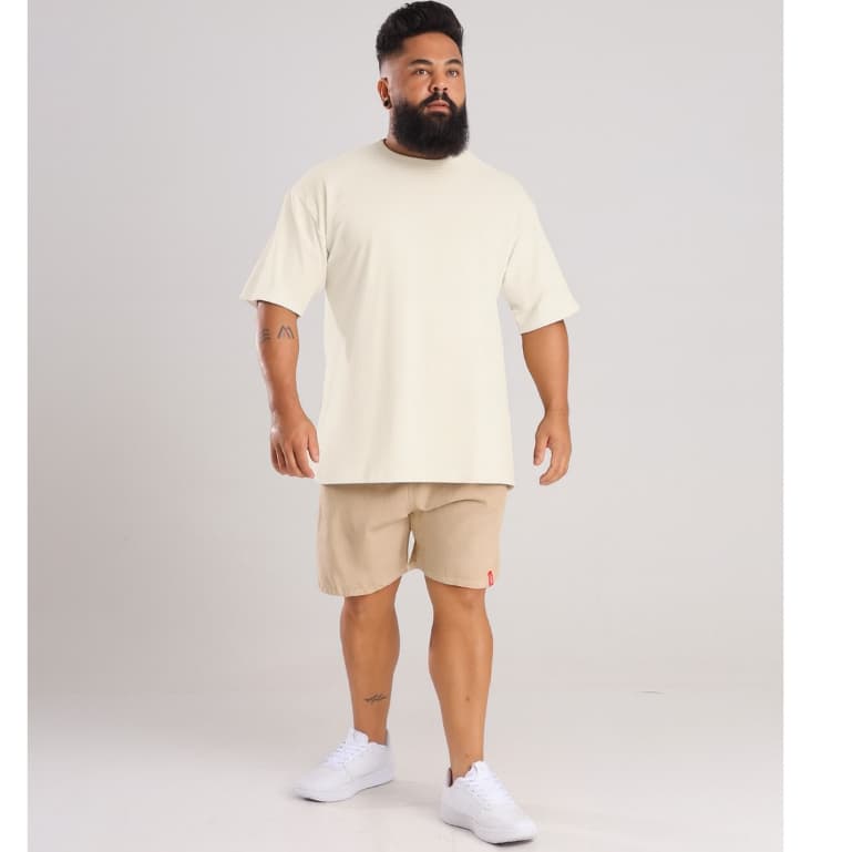 Oversized Premium Masculina Basica 100% Algodão Camisa Grande ideal para Treinos